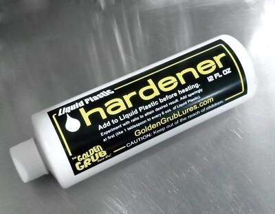 NEW HARDENER for Liquid Plastic plastisol Fishing Soft Baits Lure Making 12 oz.