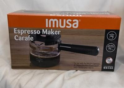 NEW Imusa 4 cup glass carafe for Espresso & Cappuccino Machine GAU-18202 -18206