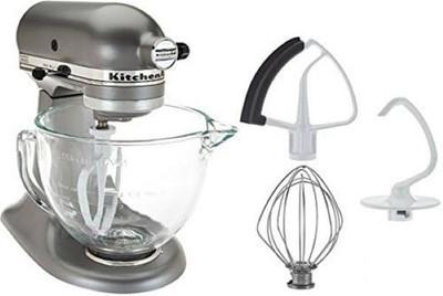 *New* KitchenAid KSM155GBSR Artisan® "Design Series" 5 qt - Sugar Pearl Silver