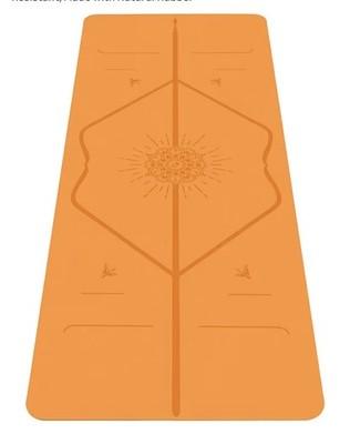 New Liforme Travel Yoga Mat Non Slip, Lightweight Foldable 2mm, Orange
