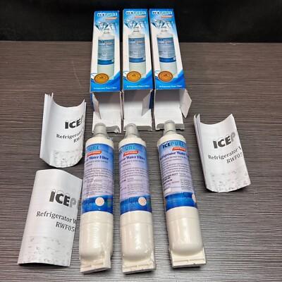 NEW Lot of 3 Golden Ice Pure RWF0500A Refrigerator Water Replacement Filter