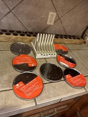 🔥 NEW NOS DLC 8 Cuisinart Food Processor Disc Holder + 7 Discs