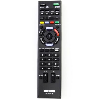 New Remote Control RM-YD103 for Sony TV KDL-40W600B KDL-48W590B KDL-60W630B