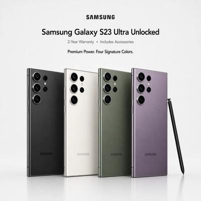 🔥New Sealed Samsung Galaxy S23 Ultra 5G 256GB 512GB S918U Factory Unlocked US