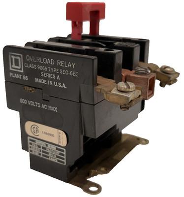 NEW SQUARE D THERMAL OVERLOAD RELAY 9065 SEO-6B2 SER. A 9065SEO6B2