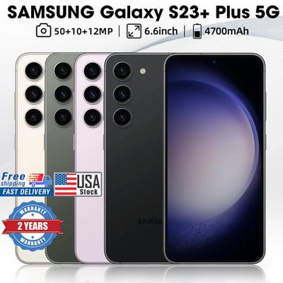 NEW UNLOCKED SAMSUNG GALAXY S23+ PLUS 5G SM-S916U ALL COLORS AND MEMORY GSM&CDMA