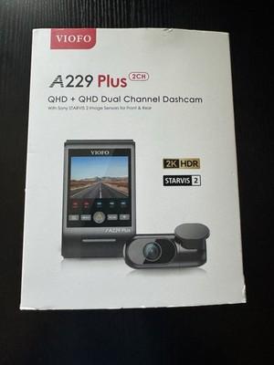 New VIOFO A229 Plus 2K/QHD QHD Dual Channel (2CH) DashCam