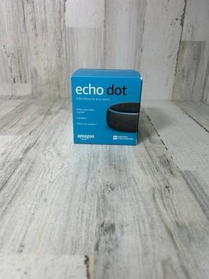 NIB Amazon Echo Dot 3rd Gen Smart Speaker Alexa Charcoal Black New