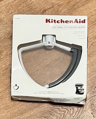 NIB KitchenAid 6 Qt Bowl-Lift Flex Edge Beater KFEW6L New In Box Scraper Blade