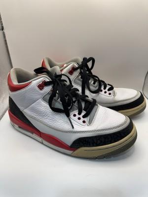 Nike Air Jordan 3 Retro Fire Red 2013 Size 8 136064-120 OG Classic
