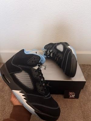 Nike Air Jordan 5 Retro Black University Blue 2026 Menâs Sizes 12 & 13 DS