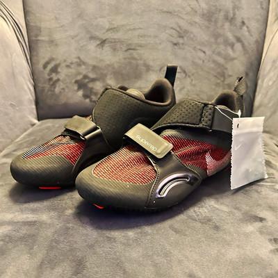 Nike SuperRep Cycle Black Hyper Crimson Cycling shoes Size Women’s 7.5 New