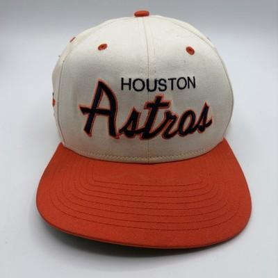 Nike Team Sports Houston Astros Vintage MLB Snapback Hat Cap Two Toned Script