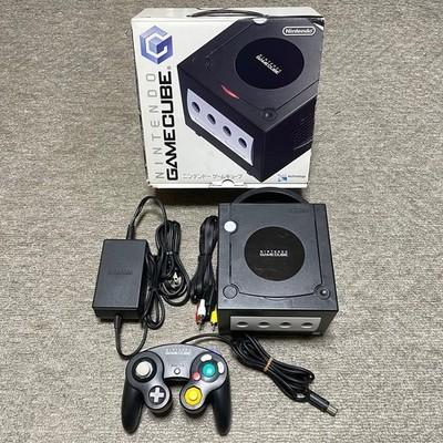 Nintendo GameCube Console Black DOL-001 Boxed w/ Controller AV & Power Cable