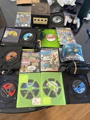 Nintendo GameCube Console Bundle 3Controllers +13 Games + cords Tested & Working