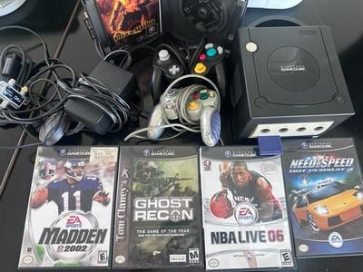 Nintendo Gamecube Console DOL-001 Bundle w Controllers, Power & AV Cable, 5 Game