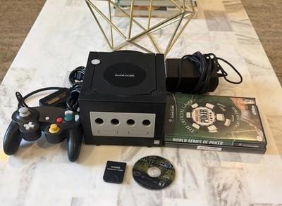 Nintendo GameCube DOL-001 JPN Black Console Bundle - 2 Games
