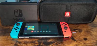 Nintendo Switch V1 UNPATCHED HAC-001 RCM Exploitable 256GB Dock Joycons Tested