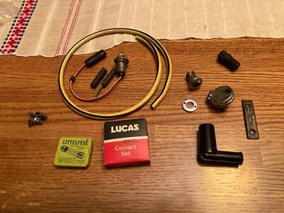 NOS Lucas Contact Set and Miscellaneous Triumph Parts