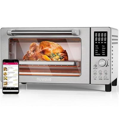 Nuwave Bravo Air Fryer Toaster Smart Oven, 10-in-1 Countertop Convection.