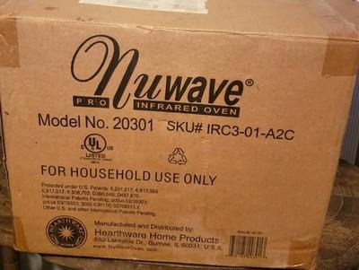 NuWave Pro Infrared Oven Model 20301-20304 Blue/White 1500 Watt Open Box