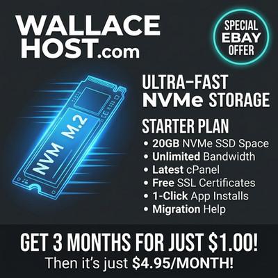 NVMe cPanel Web Hosting - 20GB SSD Space - Unlimited Bandwidth - SSL - Fast 2026