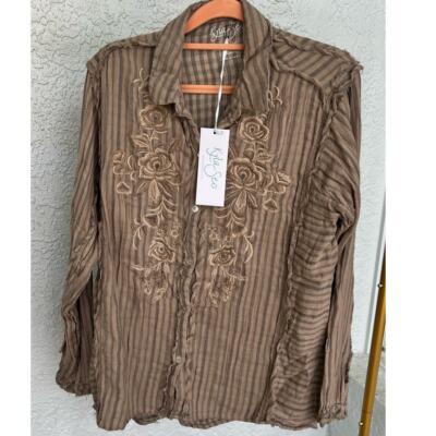 NWT Anthropologie Kyla Seo Myra Shirt - Size Small