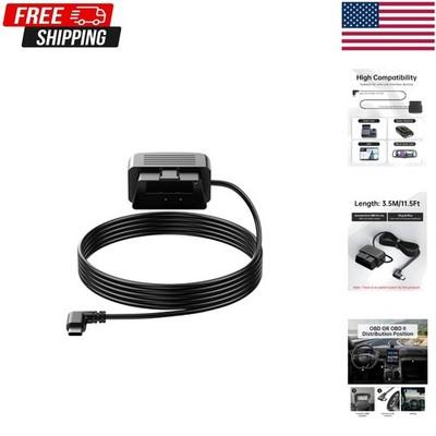 OBD Power Cable for Dash Camera Obd2 to USB C Adapter Hardwire Kit Low Voltage..