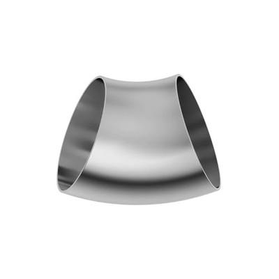 OD 3 Inch 45 Degree SS304 Stainless Steel Bend Tube Exhaust Elbow Pipe 3inch
