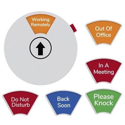 Office Door Signs 6 Options Privacy Rotating Status Signs 6 Inches Decor