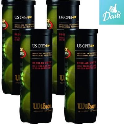 Official US Open Tennis Balls - 12 Pack of Performance Balls for All Ages