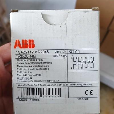 one New ABB TA25DU-14M Thermal Overload Relay 10-14A
