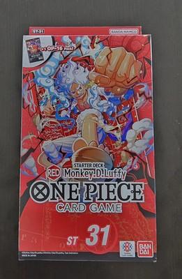 One Piece TCG - Monkey D. Luffy Starter Deck ST31 Bandai ENG - Sealed IN HAND