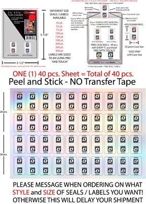 ONE TOUCH STICKERS 35 pt. FREE DONRUSS OPTIC FOOTBALL LABELS BASKETBALL LABELS