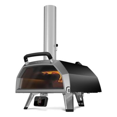 Ooni Karu 2 Pro Multi Fuel Pizza Oven Wood and Gas Outdoor Pizza Oven with Pizza
