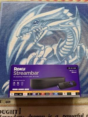 OPEN BOX Roku Streambar Model 9102X 4K Streaming Airplay Dolby Audio Bluetooth