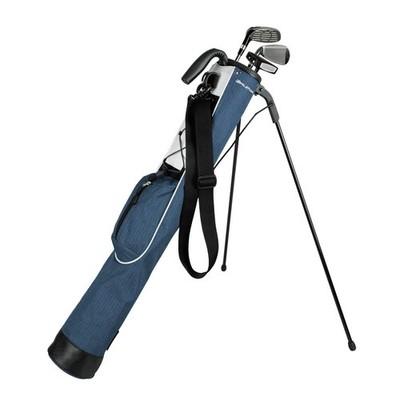 Orlimar Pitch N Putt Lightweight Stand Carry Golf Bag Azure Blue Plaid 1.95 lb