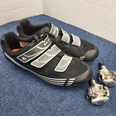 Pearl Izumi Vagabond M4 5096 Mens Cycling Shoes Size 10 Black Shimano Pedals SPD