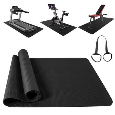 Peloton Bike Compatible Bike Mat 6mm Thick Exercise Treadmill Elliptical Floor P