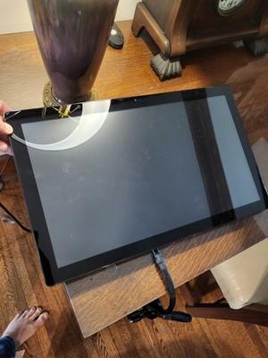 Peloton Exercise Bike Touchscreen and cables, Seat, Power supply and cords