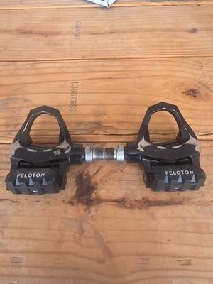 Peloton PL-PS7-01 Bike Clipless Pedals Cycling Black Indoor Racing Set.