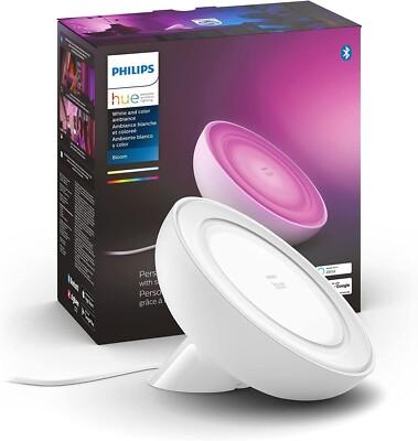 Philips Hue Bloom White and Color Ambiance Smart Lamp, Dimmable
