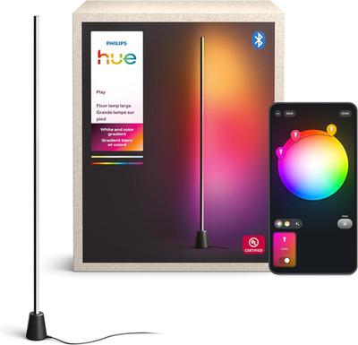 Philips Hue Play Floor Lamp, RGBWWIC LED, 53”, White Ambiance, Multicolor Gradie