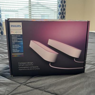 Philips Hue Play Light Bar White & Color Ambiance LED, White, Compact Design