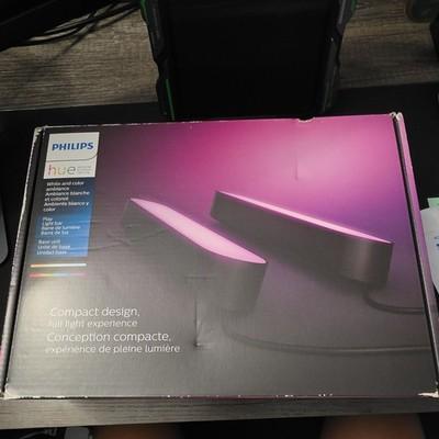 Philips Hue Play White & Color Ambiance LED Light - Black (2-Pack)