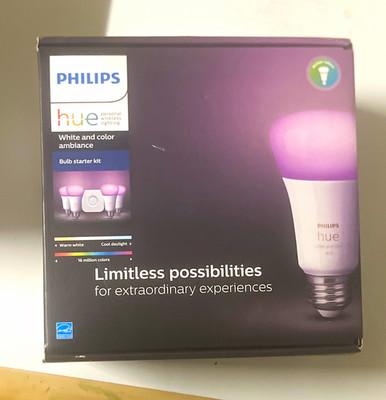 Philips Hue White & Color Ambiance 4x E26 800lm LED Starter Kit w/ Bridge