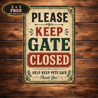please_keep_gate_closed_signs_funny_dogs_road