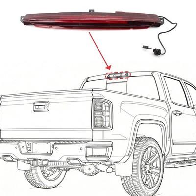 Plug Play LED Third Brake Light Fits Chevy Trailblazer GMC Envoy 2002-2009