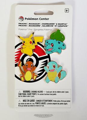 🚦Pokemon Enamel Pin : Pikachu - Bulbasaur - Charmander - Squirtle : Select