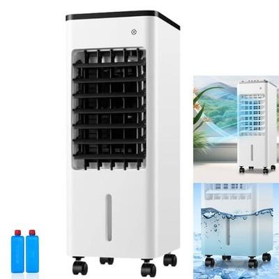Portable Evaporative Air Cooler with Wheels, Electric Mini Air Conditioner Fan